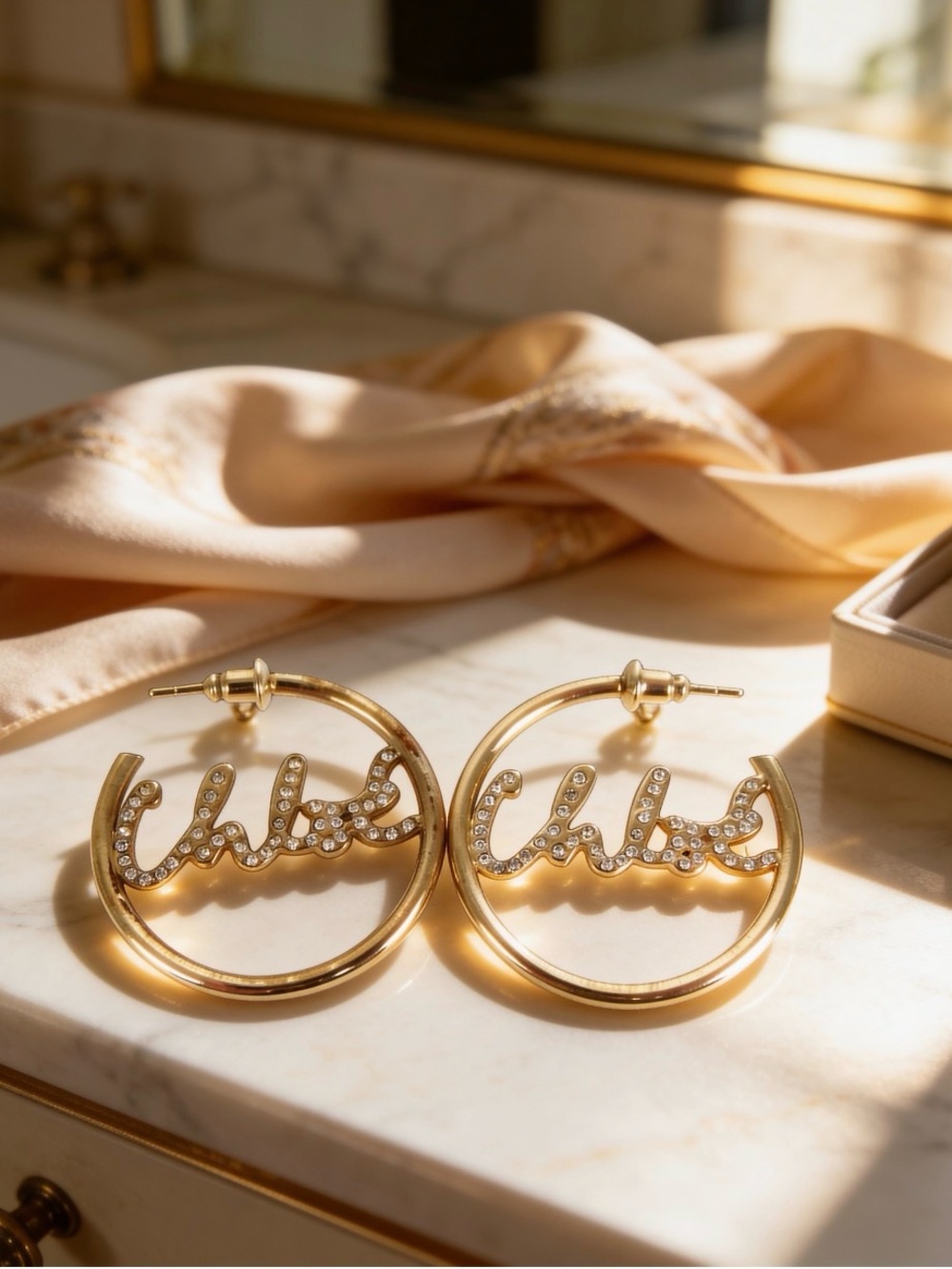 Chloé Signature Hoop Earrings ✨🤩